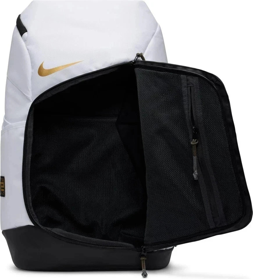 Nike Hoops Elite Pro Backpack 32L White Gold DX9786-100 NEW (same Day 🚛✅)