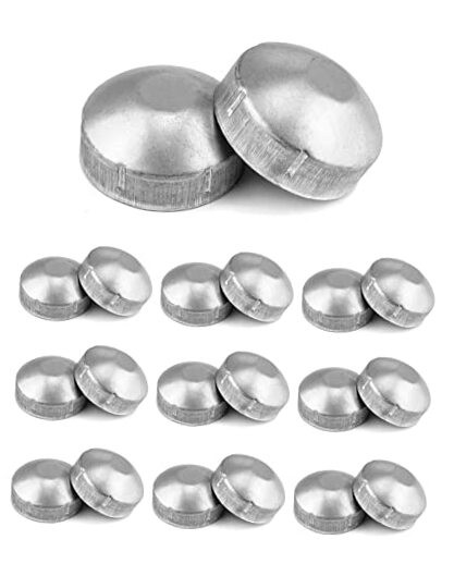 Fence Post Cap Chain Link Round End Cap for Outside Diameter 2-3/8" 20 PACK