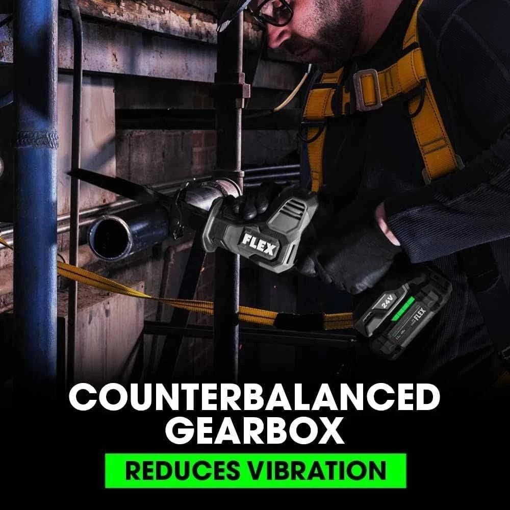 24-volt FLEX Variable Speed Brushless Cordless Reciprocating Saw Bare Tool NEW