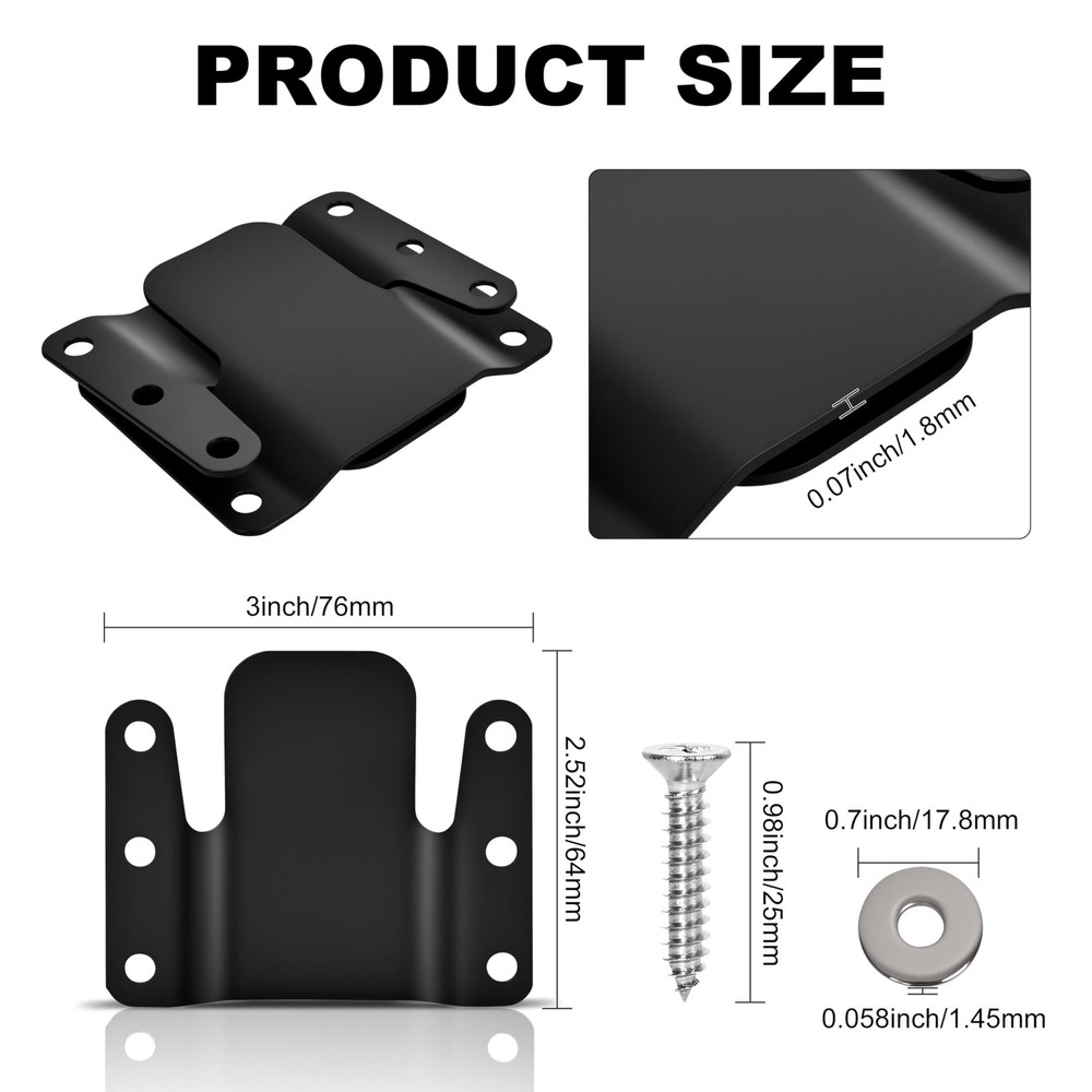 4 Pcs Universal Sectional Sofa Interlocking, Sectional Couch Connectors,Sofa ...
