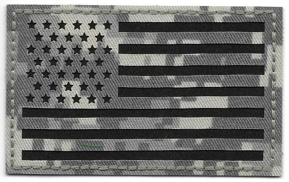 US Flag Digital Camo Patch For VELCRO® BRAND Loop Fastener