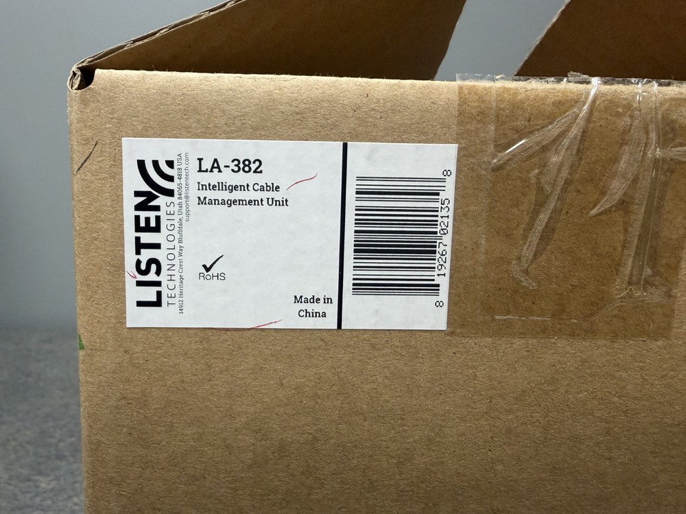 Listen Technologies LA-382 Intelligent Cable Management Unit