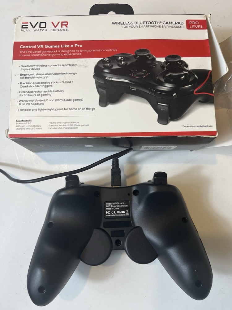 EVO VR Wireless Bluetooth Gamepad Pro Level - For Smart Phone Or VR Headset
