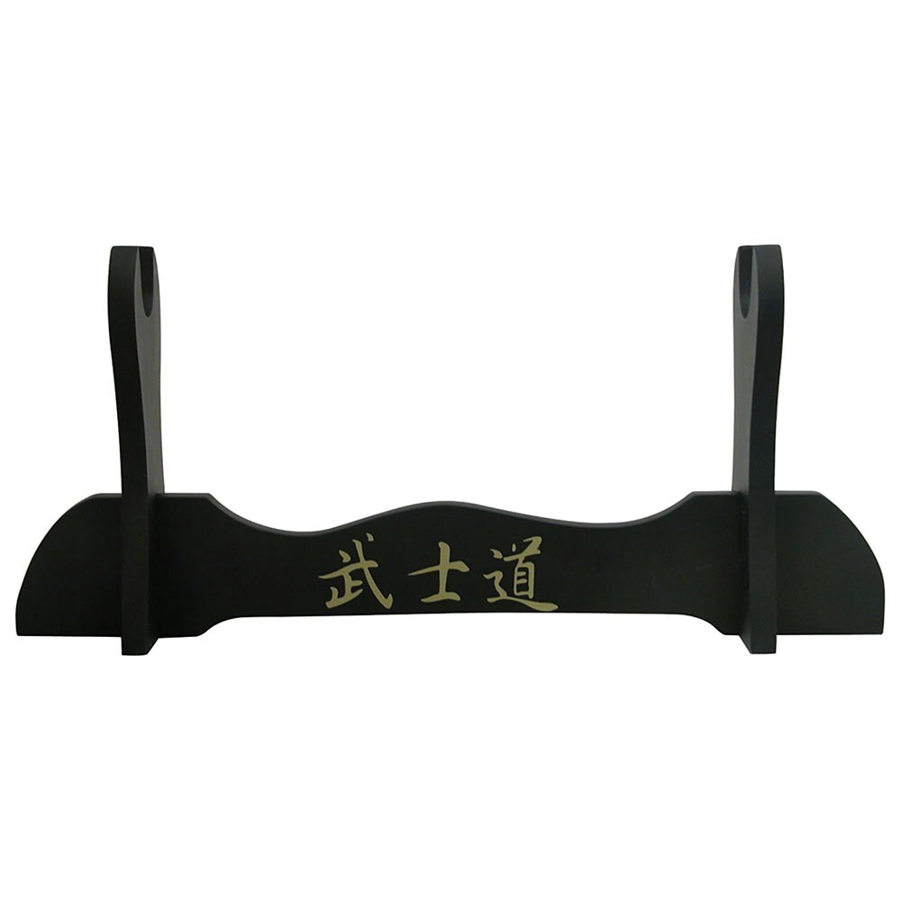 Single Wood Table Top Sword Stand