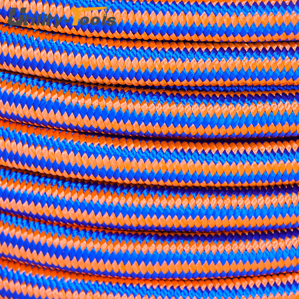 1/2"×150‘ Braid Polyester Rope 8000Lbs Arborist Pulling Rope Rigging Rope