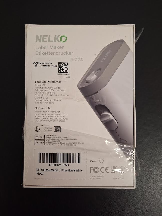 🔥Nelko Label Maker Machine with Tape, P21 Bluetooth Label Printer,Wireless Mini