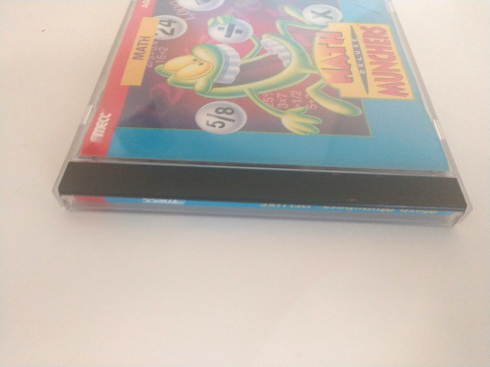 Math Munchers Deluxe Windows Mac MS-DOS PC 1995 CD-ROM Learning Tutoring Game