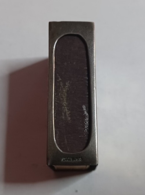 Antique Sterling Silver Marked Match Box Holder Cover 14g