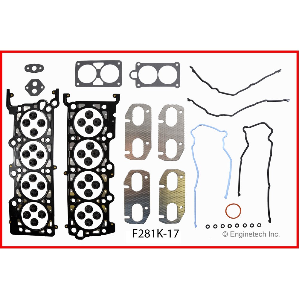 Enginetech Engine Gasket Set F281K-17;