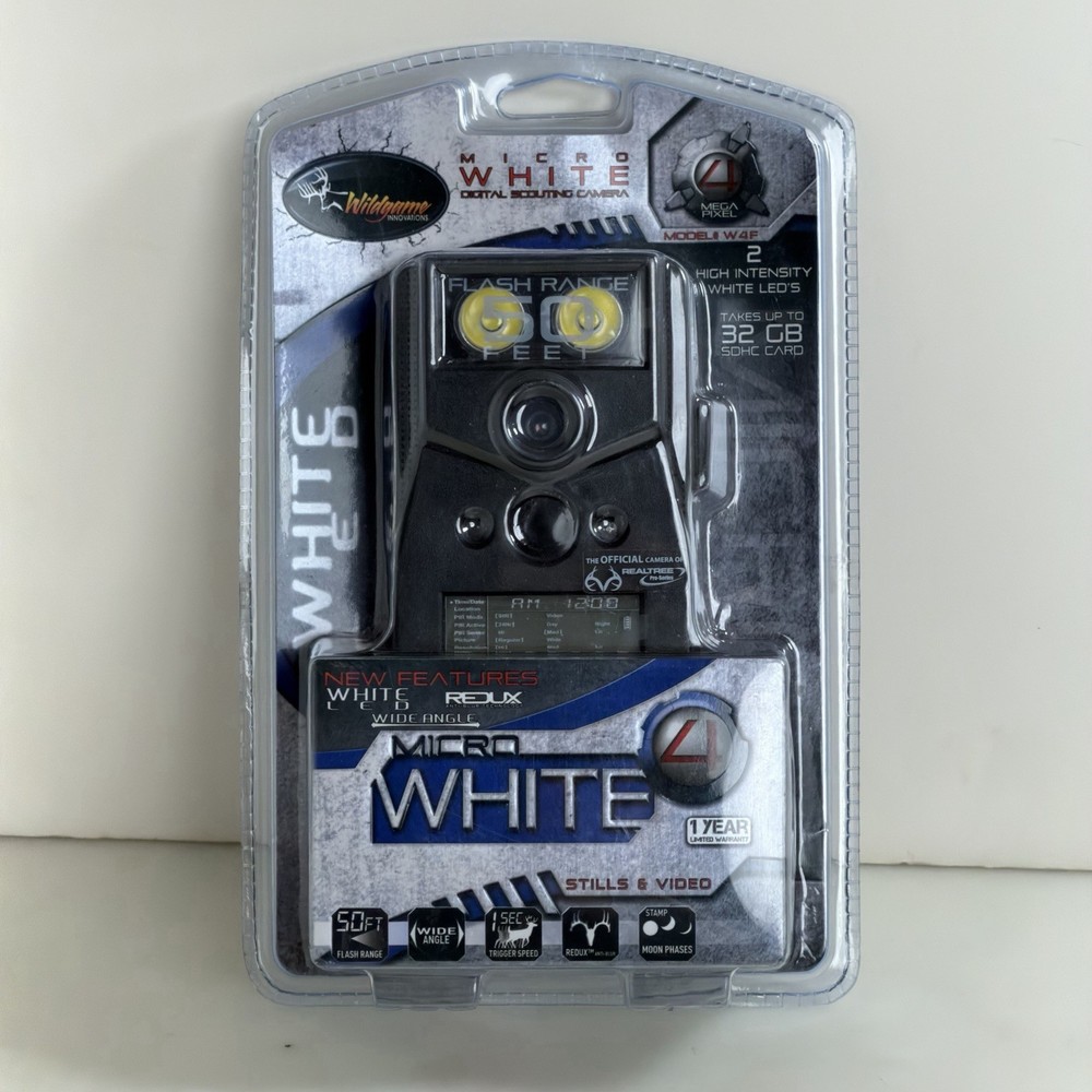 Wildgame Innovations Micro White 4MP Digital Scouting Camera Model W4F