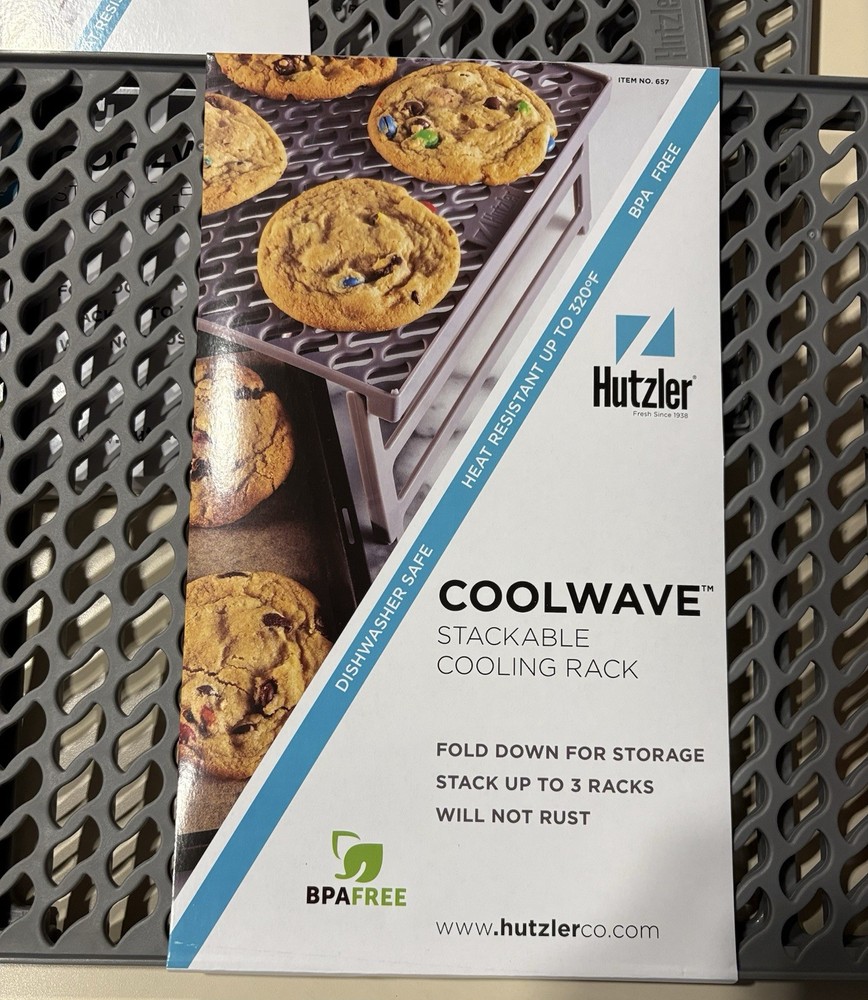 Stackable CoolWave Plastic Rack, Foldable, Dishwasher Safe, BPA Free 3 NEW Racks