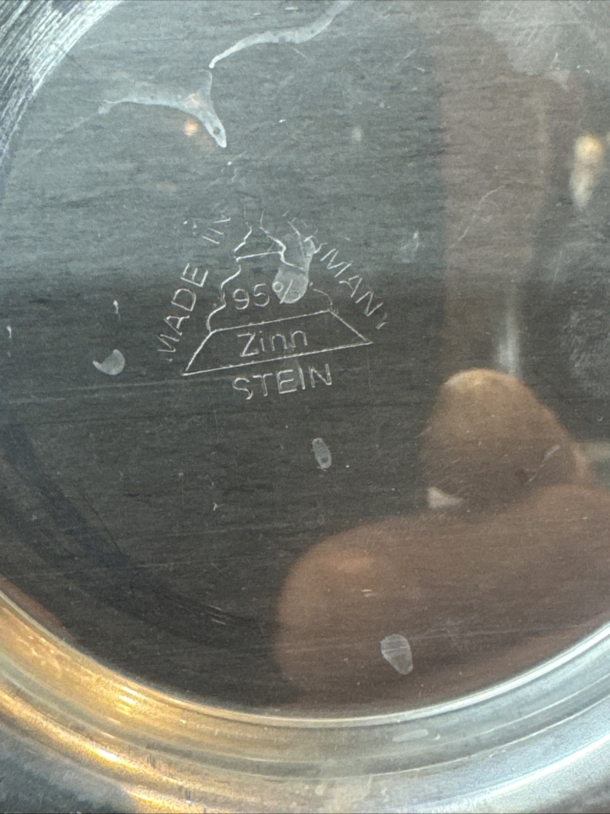 PAULANER 1L Stein Rarer Lidded Version!