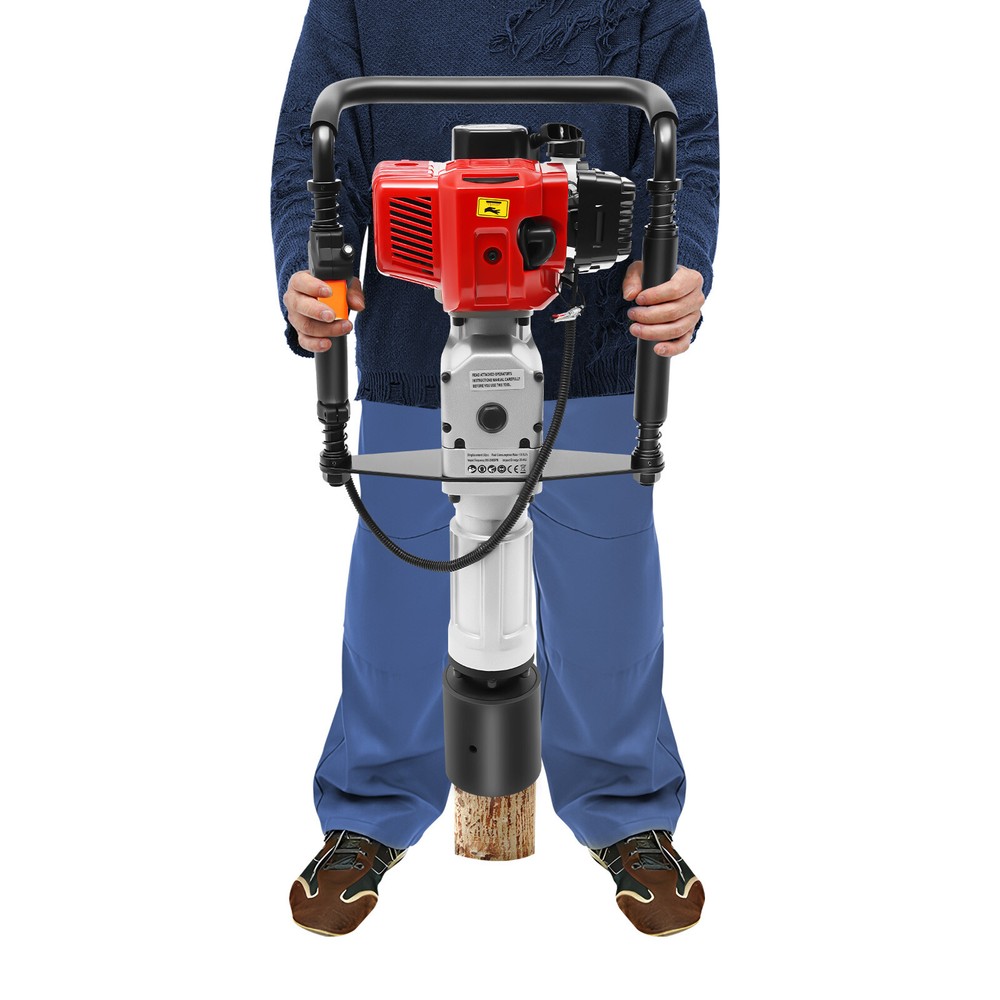 52CC 2-Stroke Pile Driver Post Driver Gasoline Powered Garden Piling Machine