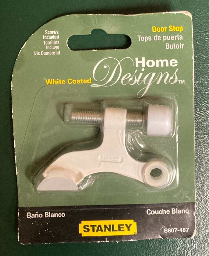 Stanley S807-487 Hinge Pin Doorstop, White