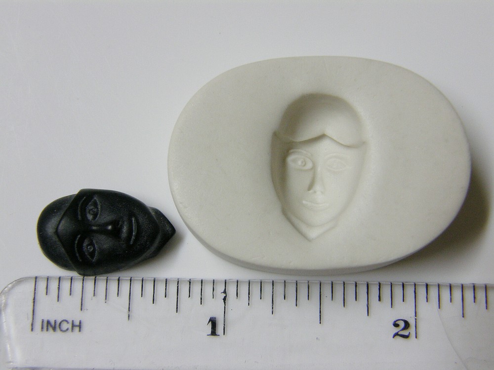 Face Polymer Clay Mold (MD1091)