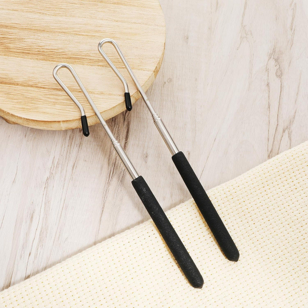 2 Pack 8-21 Inch Puppet Handles Arm Control Rod Extendable Hand Puppet Stick Adj