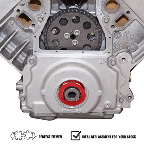 LS Timing Cover Alignment Tool,Billet Aluminum Front Rear Cover Alignment RED