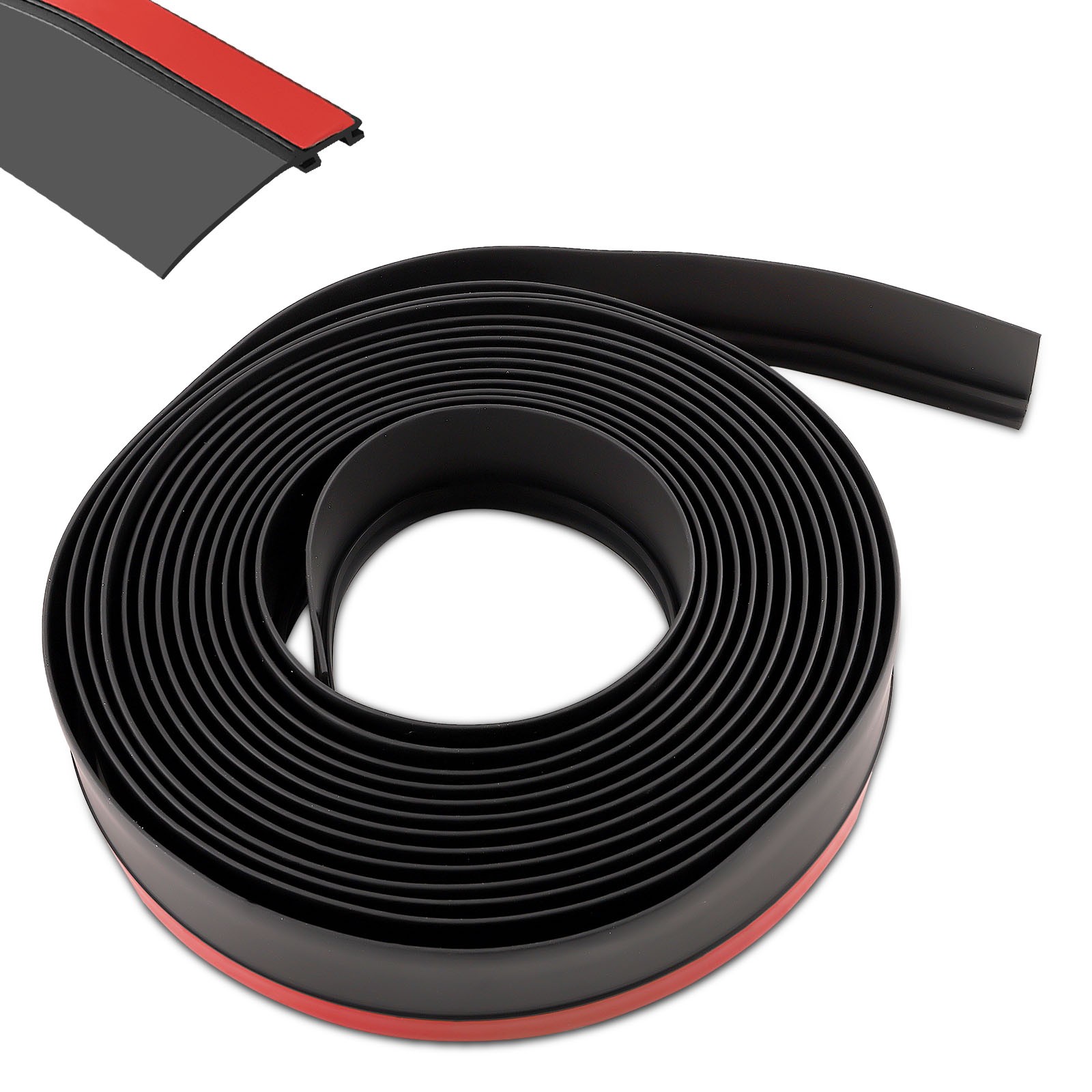RV Slide Out Seal Wiper 1/2'' x 2.75in x 35ft Replacement Weather Strip Black