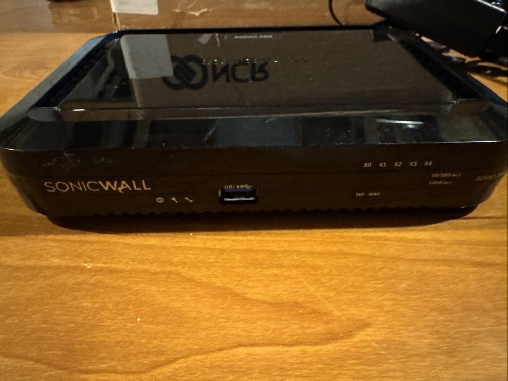 SONICWALL SOHO 250 Network Security 5 Port Firewall Model # APL41-0D6