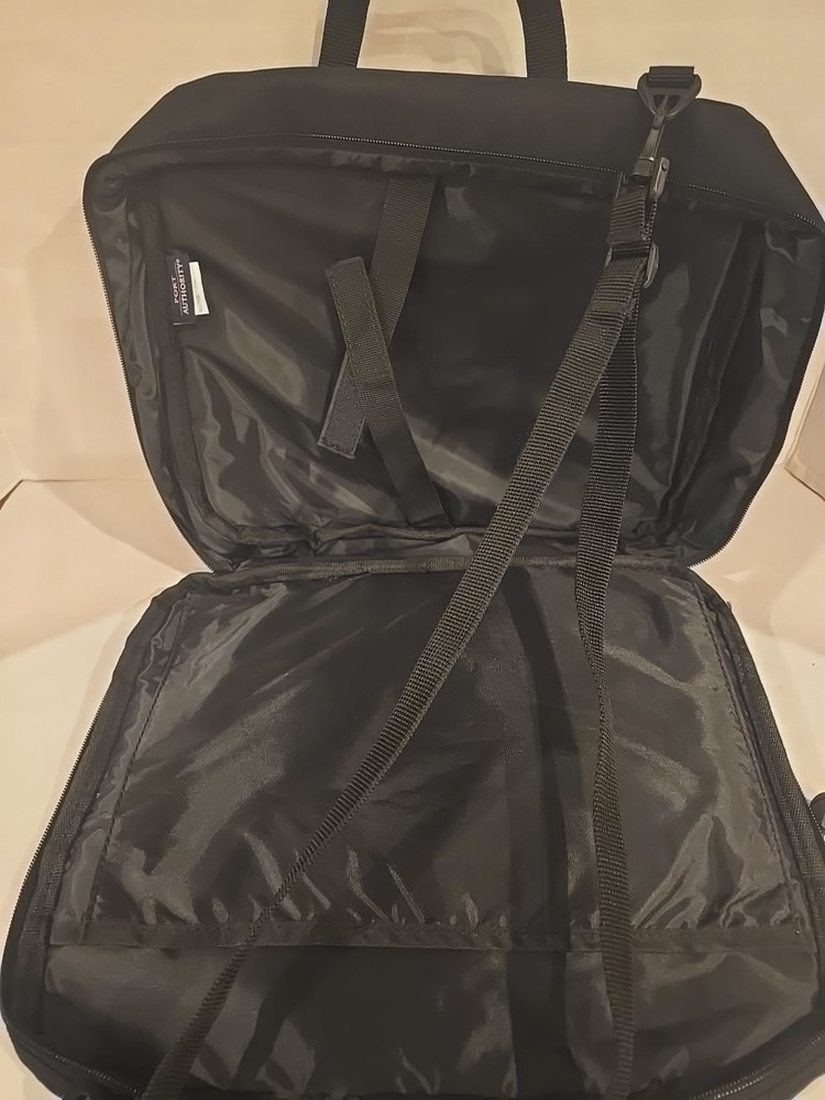 Port Authority Black Polyester Laptop Bag