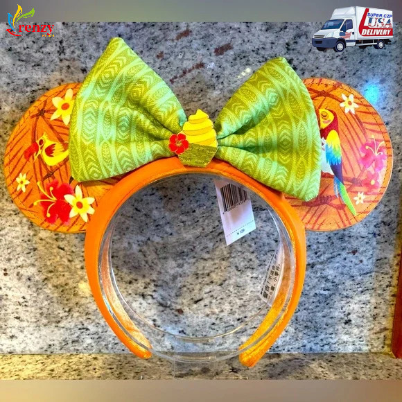 US Disney Parks WDW Enchanted Tiki Room Birds Dole Whip Minnie Ears Headband 🎉