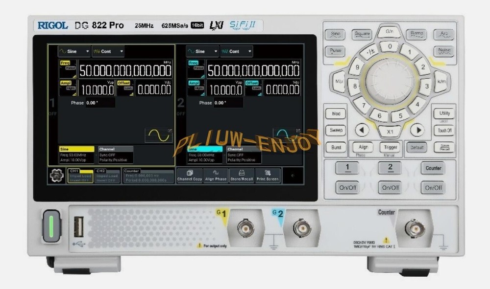1PCS NEW Rigol DG822 Pro Function/Arbitrary Waveform Generator 2 Channel 25 MHz