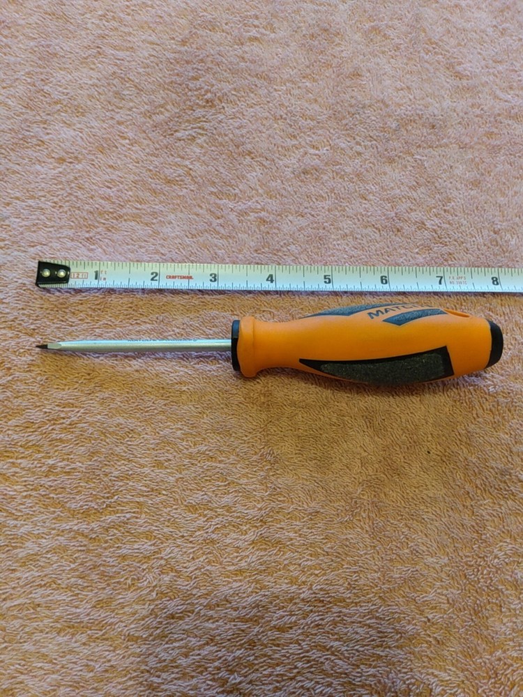 Matco Tools Slotted Screwdriver Orange New