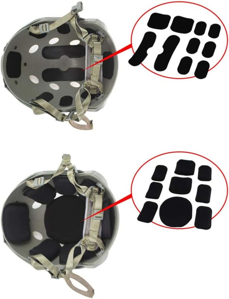 Tactical Helmet Memory Pads Inner Padding Replacement Kit Helmet Foam Pads Set