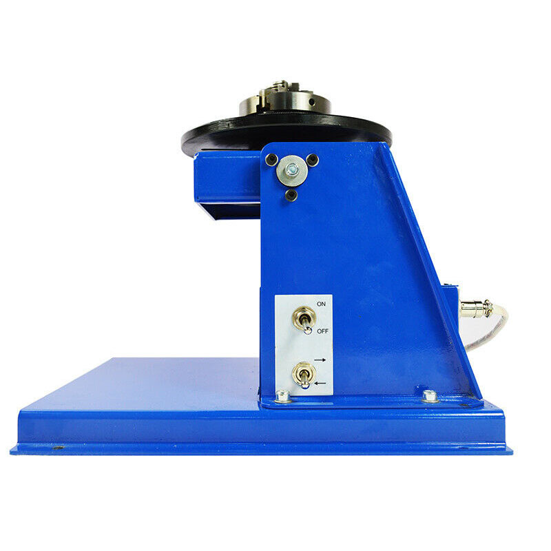 10KG Welding Positioner Turntable Machine with 65mm Chuck Rotation Structure
