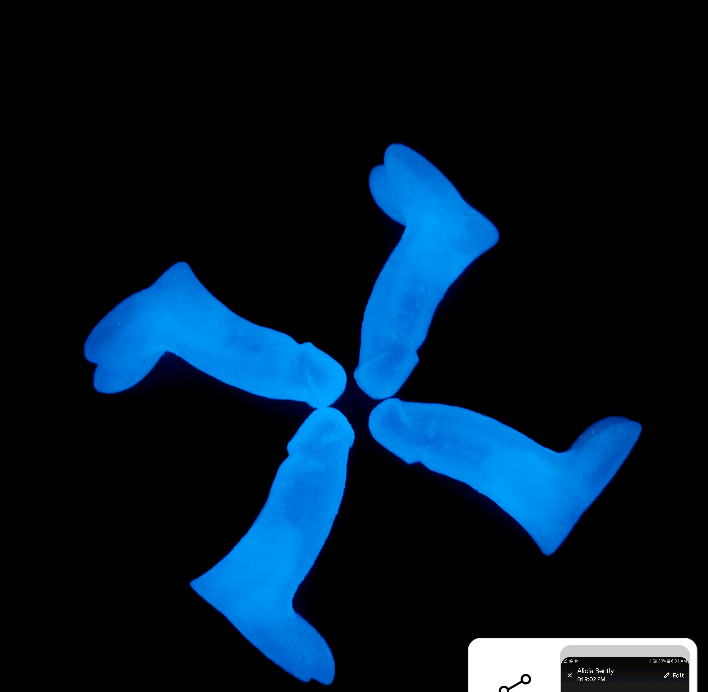 Prank Gift PENIS Valve Stem CAP qty (4) DICK BBC BBJD