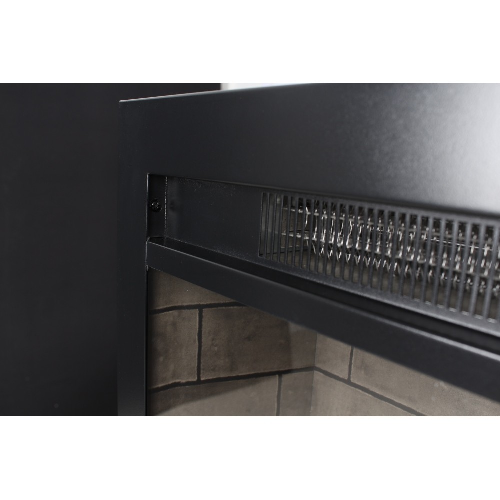 28'' Electric Fireplace Insert, Multicolored Flames, Extremely High Security