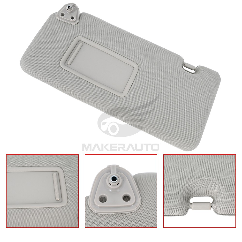 LH Left Driver Side Sun Visor Shade w/ Mirror Fit Nissan Versa S SL 1.8L 2007-12