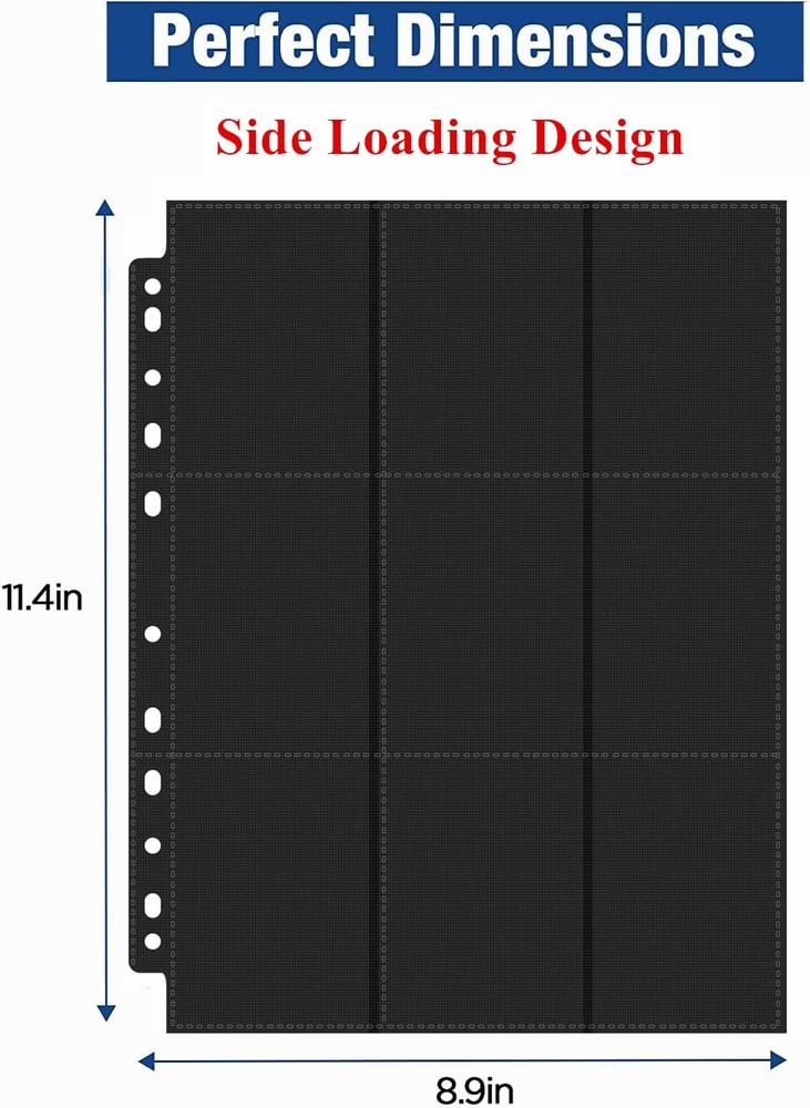 Trading Card Binder Pages