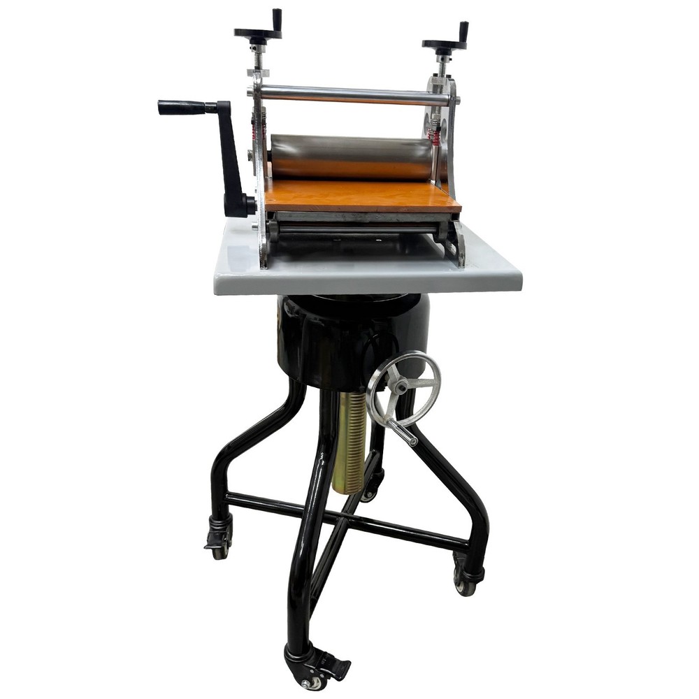 360° Rotating Sculpture Turntable & Printmaking Machine Adjustable Pressure