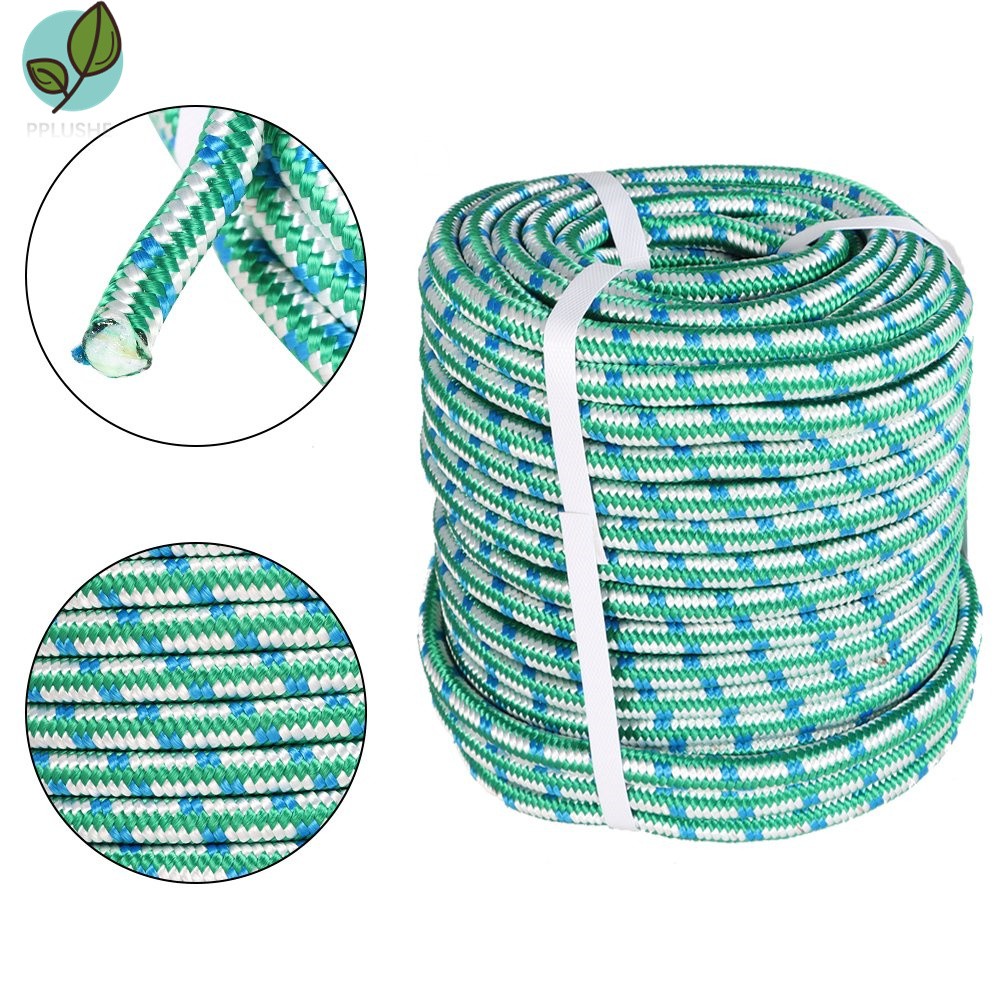 1/2" x 150' FT Double Braid Polyester Rope  Heavy Duty Rope Swing  Knot