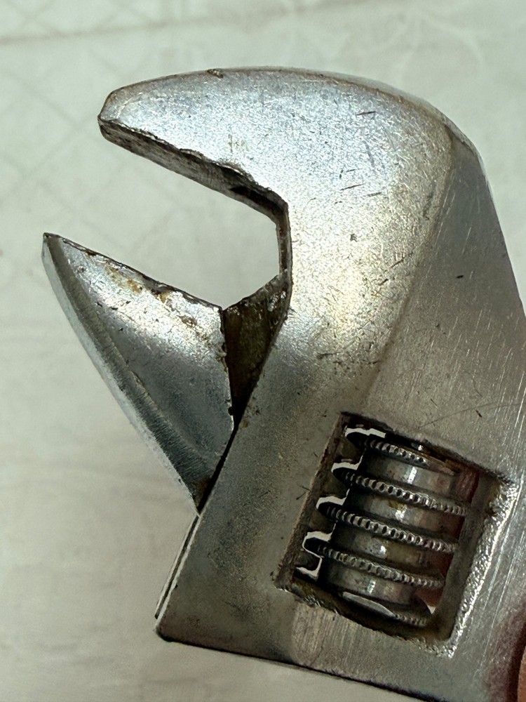 SAM Adjustable Spanner 6 Inch Basic 57 Vintage French Hand Tool - Used