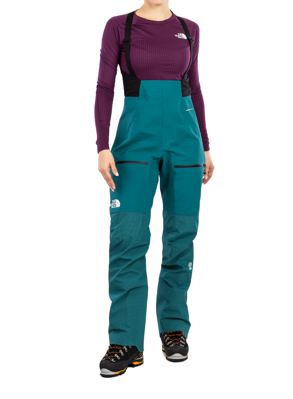 Women's The North Face L5 Futurelight Full Zip Bib Ski Snow Pants New $600