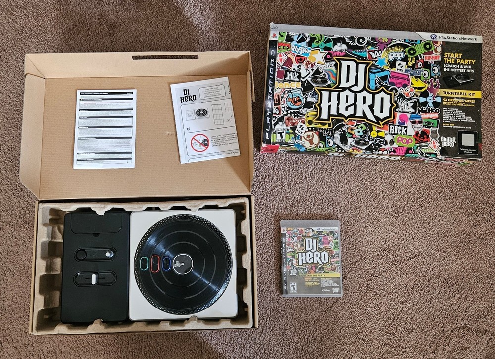 Activision DJ Hero & DJ Hero 2 Turntable Bundle for PlayStation 3 PS3