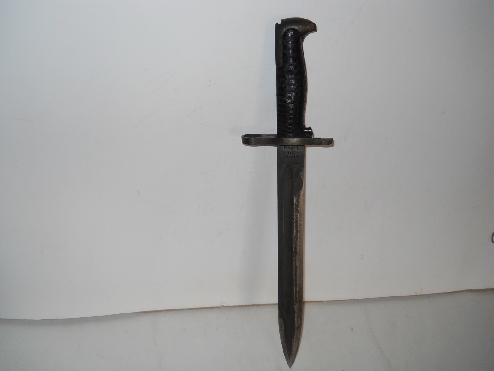 VINTAGE M1 GRAND U.F.H. FLAMING BOMB U.S. BAYONET W/FLAMING BOMB SCABBARD(NICE)