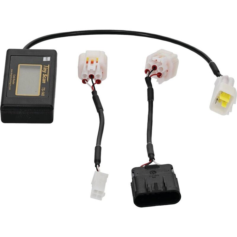 Tiny-Scan Code Reader 140 - Easy to Use, Displays Hours, RPM, Clears Codes