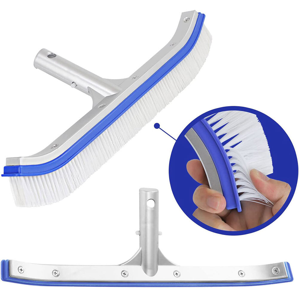 Pool Brush Head for Cleaning Pool Wall, Inground/Above Ground Pool Scrub Brushes
