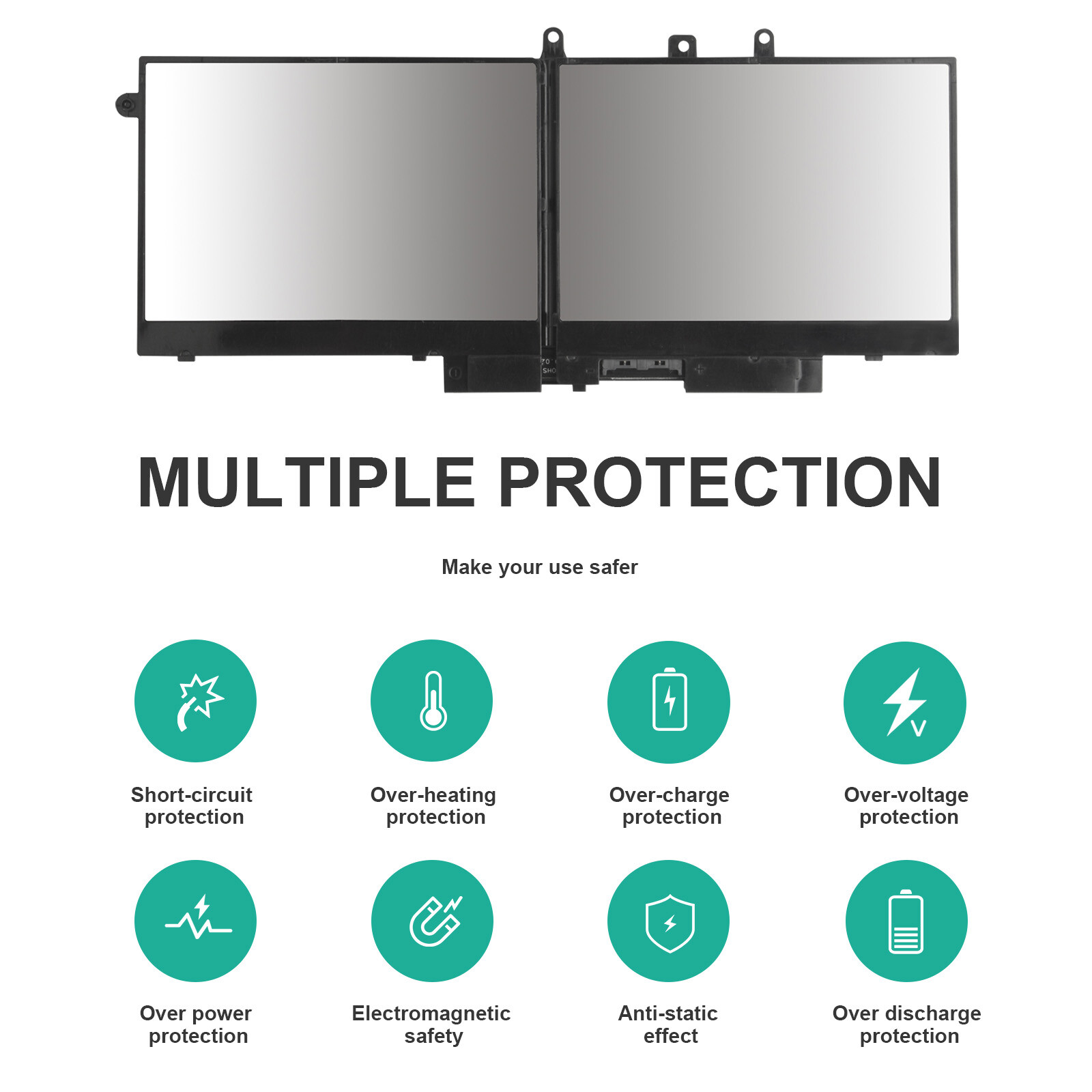 GJKNX Laptop Battery For Dell Latitude 5480 5580 5280 5490 5491 5580 5590 5591