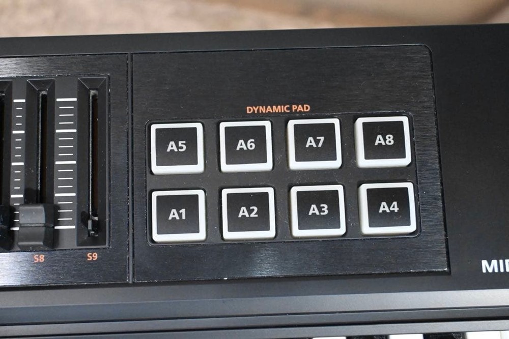 Roland A-500PRO 49-Key MIDI Controller Keyboard Tested Working Missing Knob