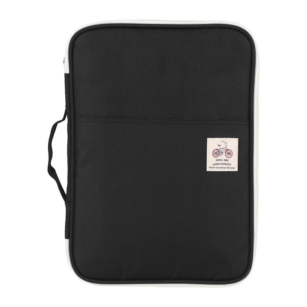 A4 Document Bag File Folder, Multifunctional A4 Document Bags Portfolio Organ...