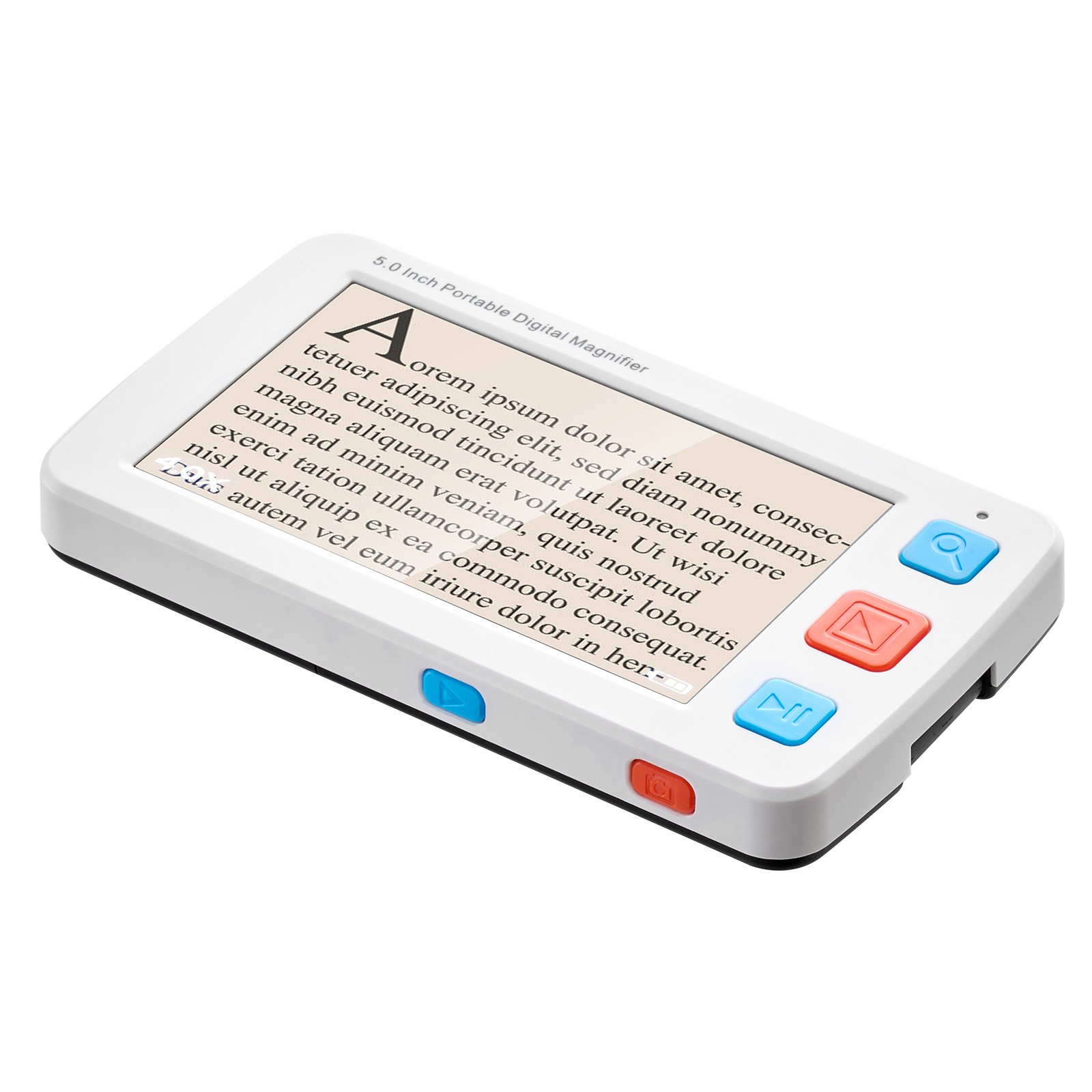 VEVOR Portable Digital Magnifier 5" HD Electronic Video Magnifier 4X - 32X Zoom