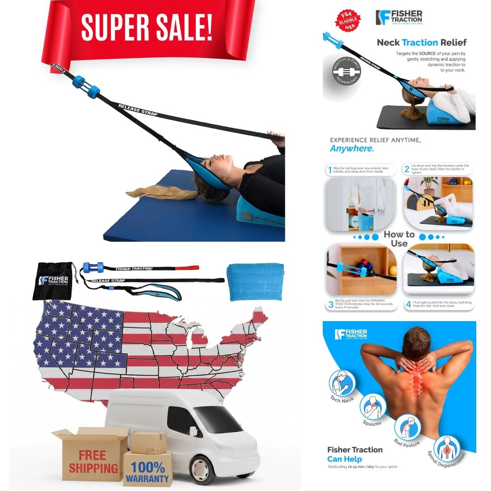 Spinal Decompression & Traction Devices — Neck & Lower Back Relief System