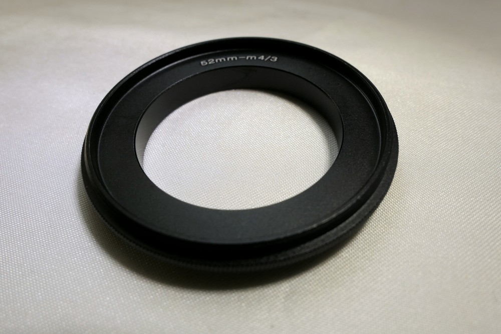 52mm Macro Reverse Lens Adapter Ring For M4/3 Micro Four Thirds Camera OM-D GH5