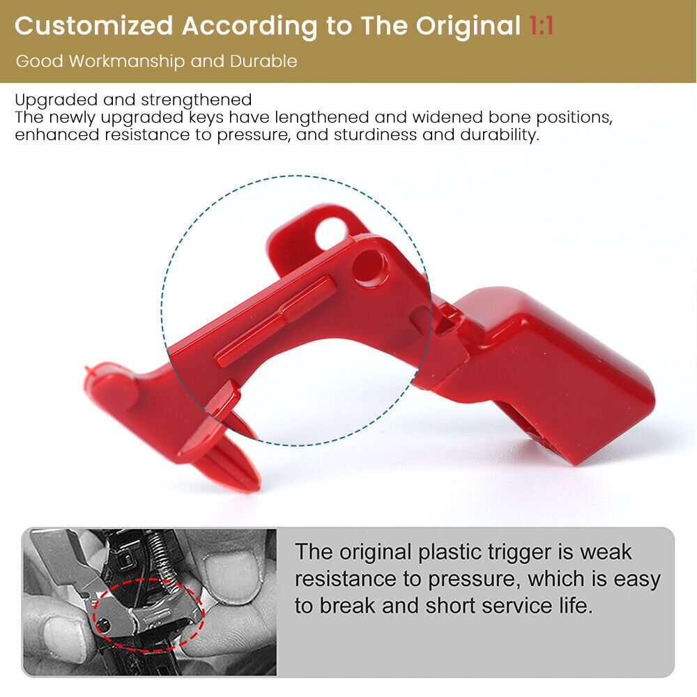 Red Switch Button + Upgraded Trigger Assembly for Dyson V11 SV14 Vacuum Cleaner