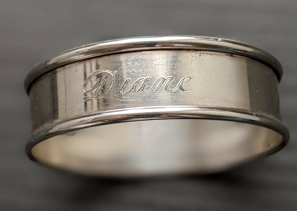 sterling silver napkin ring by Gorham in the 6290 pattern