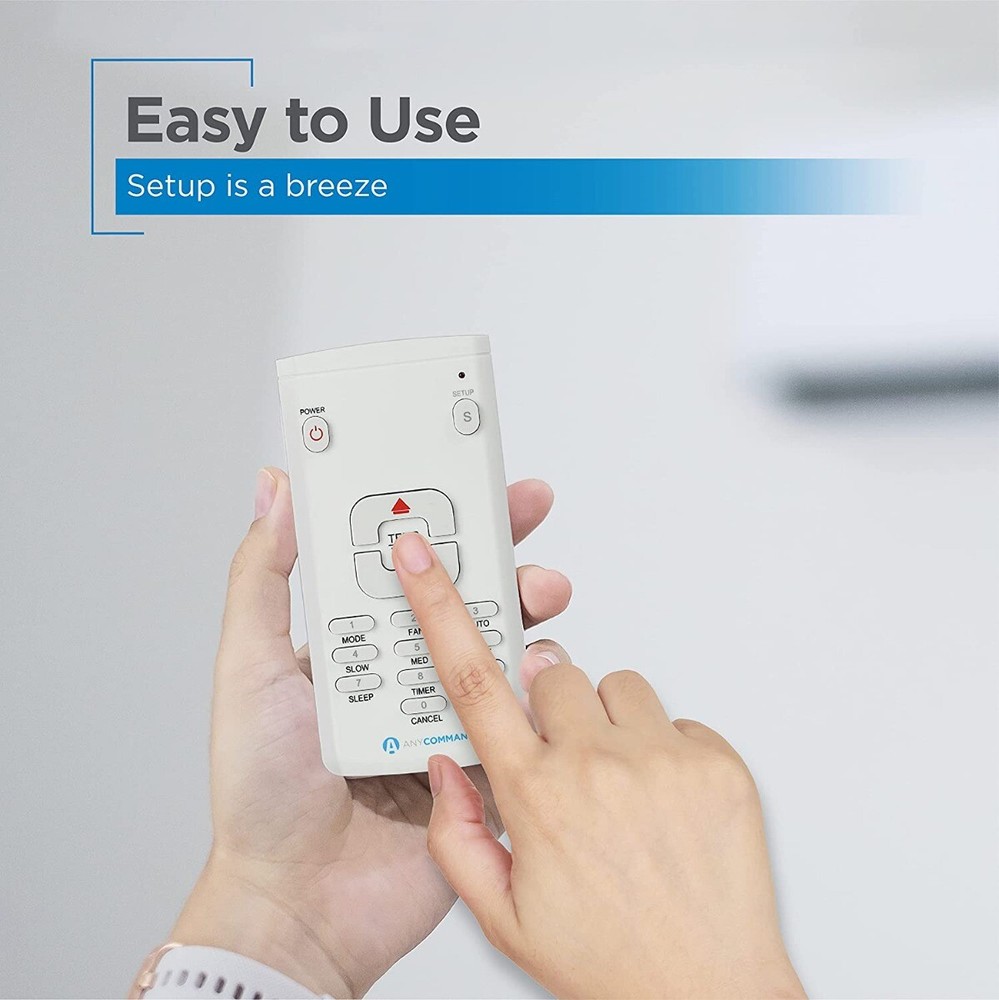Any Command AC Universal Air Conditioner Remote Control Magnetic Back ACR-10